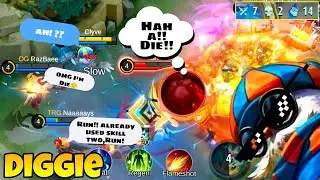 Diggie Damage New meta 2022 | Top global Diggie ~ Mobile Legends