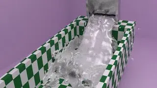 Water Stream Simulation 3ds max tutorial