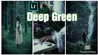 Moody green lightroom mobile \ Moody green lightroom preset \lightroom tutorial