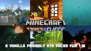 6 Vanilla friendly RTX packs for your Minecraft Bedrock 1.18 Caves and Cliffs Part II worlds!