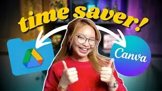 How to Connect Canva to Google Drive [Import Photos & Export Designs] 