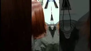 hair color and rebond #shorts
