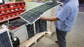 Panel solar flexible 90wp solarline alta eficiencia, más del 19%