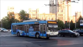 Московский Троллейбус: Trolleybuses/ Trackless Trolleys in Moscow, Russia 2012