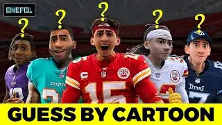 📛 96% FAIL!!! GUESS THE NFL PLAYER BY CARTOON FILTER DISNEY