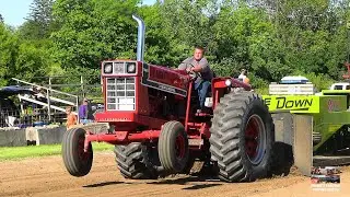 Tractor Pull 2024: 12,000 & 13,000lb 6MPH Farm Stock Tractors- Strawberry Point, IA. Campbell Park