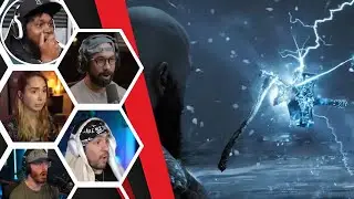 Lets Player's Reaction To The Leviathan Axe Vs Mjölnir Clash - God Of War: Ragnarök