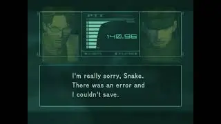 Metal Gear Solid 2 Sons Of Liberty Unused Save Errors Codec Calls (English)