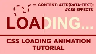 CSS Loading Animation Tutorial ✨
