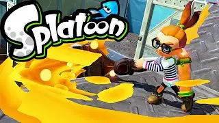 Splatoon Wii U Gameplay Splat Zones! Octobrush Nouveau Ranked Mode 2.5 Online Walkthrough HD 60fps