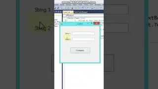 How to compare two strings in VB.Net