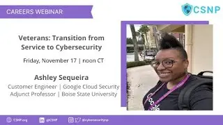 Veterans: Transition from Service to Cybersecurity