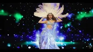 Восточный танец с большим веером. Ракова Анна. Школа восточного танца 