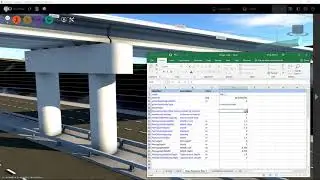 InfraWorks 2020 - Gestion d'un pont depuis un tableur Excel