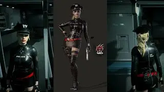 Resident Evil 2  Claire Sexy Cop Gameplay 