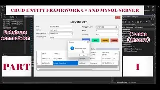 C# - Entity Framework - Insert Update Delete and Search in C# and MYSQL Server (PART 1)