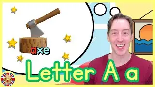 Learn Letter A Part 2, A is for Apple, back to school, colours, numbers, Alphabet phonics #preschool