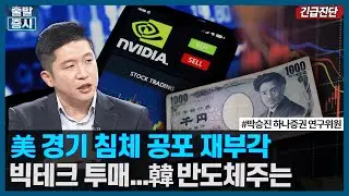 미국 경기침체 공포 재부각, 빅테크 투매 속 한국 반도체주 대응은?(박승진) / 긴급진단 / 한국경제TV