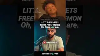 Little girl has DEMON leave her 🤯 