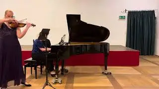 Franck, Violin Sonata: IV - Annie Chalex Boyle, violin, Lorna Griffitt, piano