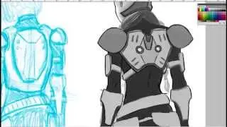 Digital painting speedpainting