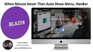 How to automatic Show DropDown Menu using Blazor. 