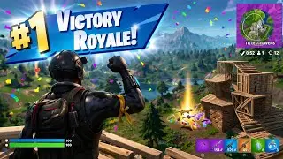 Just playing Fortnite(got a victory royale)