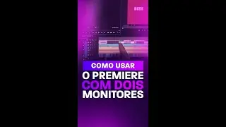 COMO USAR DOIS MONITORES NO PREMIERE!🔴