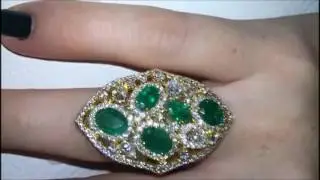 Emerald is special stone and the green colour preserves love, wisdom and wealth