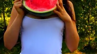 Would Watermelon fit between the boobs?