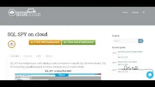 1  Click Ready SQL Tool SQL Spy on Windows 2016 Deploy on Azure , AWS and Google Cloud Platform.