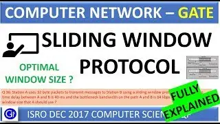 ISRO DEC 2017 Q36. Station A uses 32 byte packets to transmit messages using sliding window