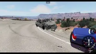 Чем закончилась гонка на Ваз 2115 - BeamNG Drive