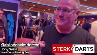 🎯Geblinddoekt darten: Tony West