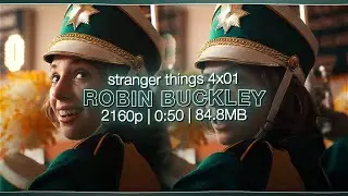 robin buckley (stranger things 4x01) | scene pack [4k]