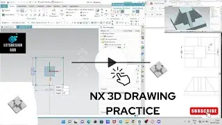 NX 3D modelling tutorial | NX 3d basic design easy way