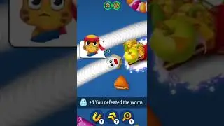 Worms Zone.io🐛Worm #wormhuntbattlearena #magicgameplay #shorts #video #worms #foryou #goviral #short