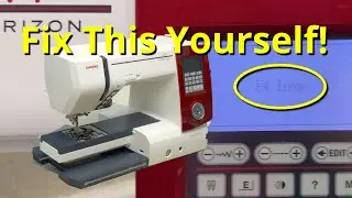 Easy Fix? E4 Thread Cutter Error on a Janome