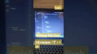 Rowspan kaise Kare #codetechwithvivek #cdac #viveksingh #itworld #html #table