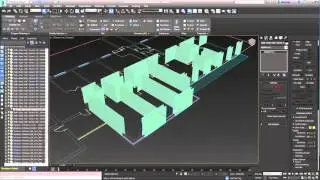 3DS Model from Autocad floor plan