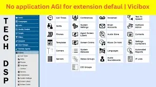 No application AGI for extension defaul | Vicibox