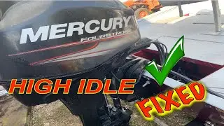 Mercury Outboard High Idle Problem - Mercury 30/40/50/60 High Idle  Repair