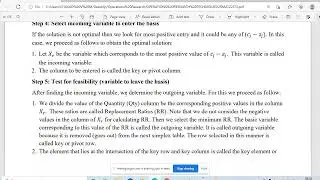 Simplex Method