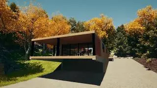 Twinmotion 2020 Render Modern Autumn House #1
