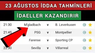 KAZANMAYA DEVAM ! 23 AĞUSTOS 2024 İDDAA TAHMİNLERİ