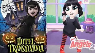 My Talking Angela 2 | Mavis from Hotel Transylvania Cosplay & Makeover Gameplay 🦇✨