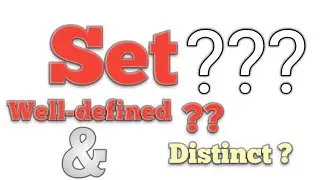 What is a Set? | Well-defined & Distinct Elements | Class 9 Maths | Samajh Lo Maths