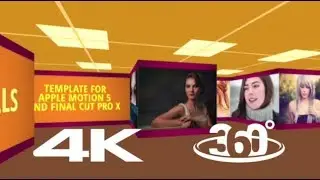 Photo Walls: 360 degree VR Template for Apple Motion 5 and Final Cut Pro X
