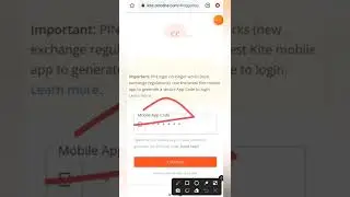 Mobile App Code Zerodha