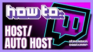 How to Host on Twitch QUICK & EASY | Twitch Tips 2022